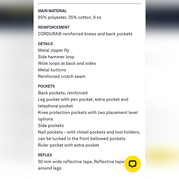 HI-VIS WORK PANTS - Picture 6 of 10